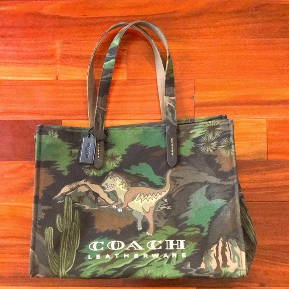 Coach Handbags - COACH Camo Rexy Tote Bag - PRINT 42 *RARE*